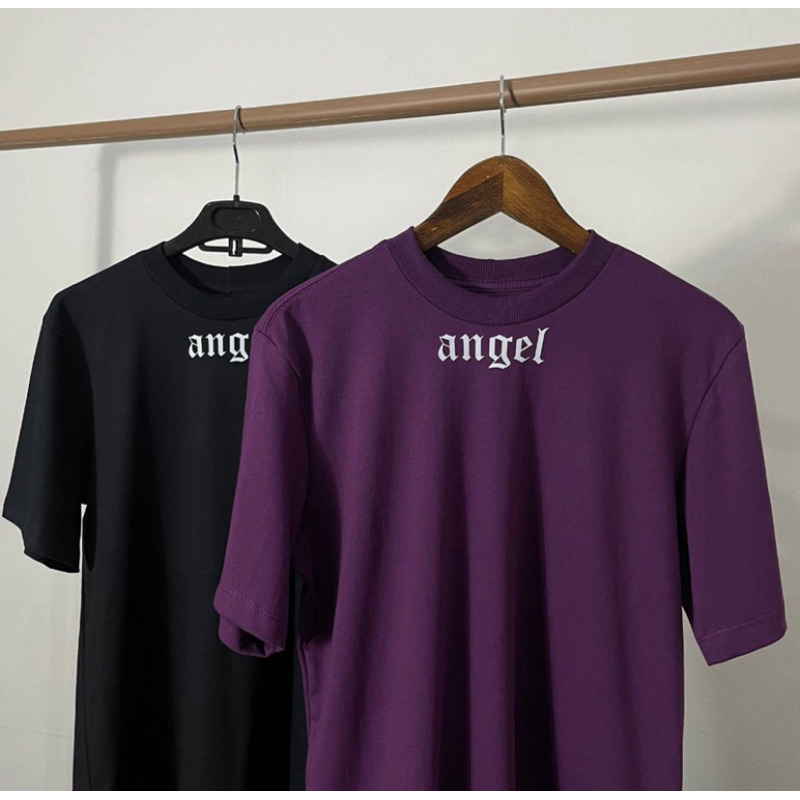 Camiseta Roxa Angel Unissex Streetwear