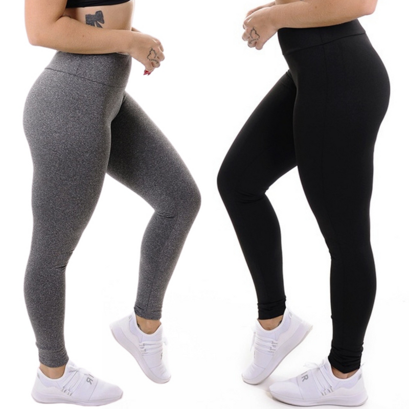 Calça Legging Feminina Cintura Alta Leg Suplex Grossa Academia