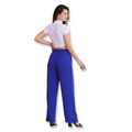 Calça pantalona feminina duna com bolso lateral