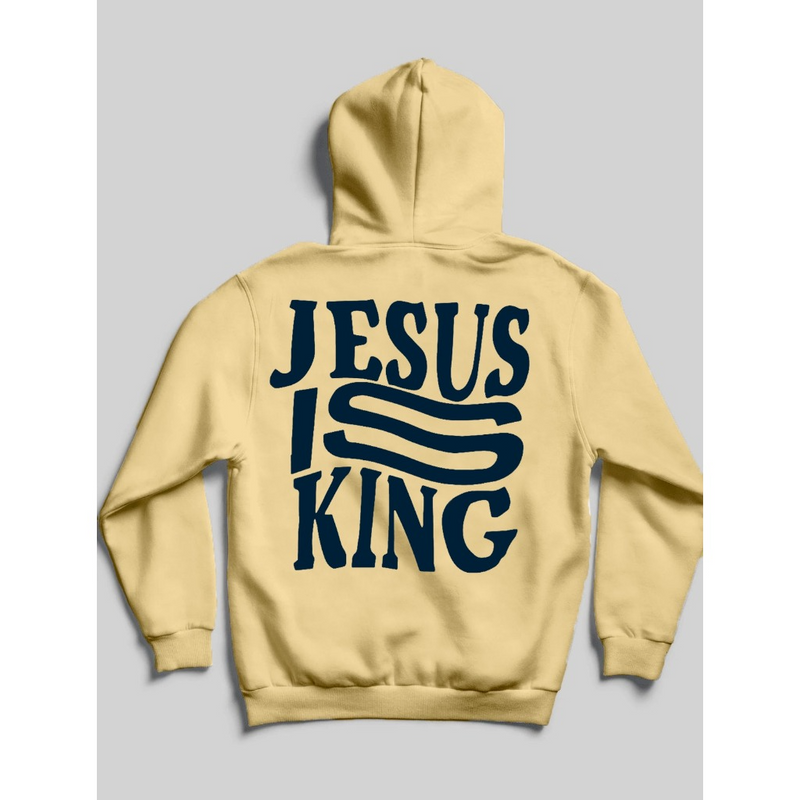 Moletom Canguru Jesus Is King (COSTAS)