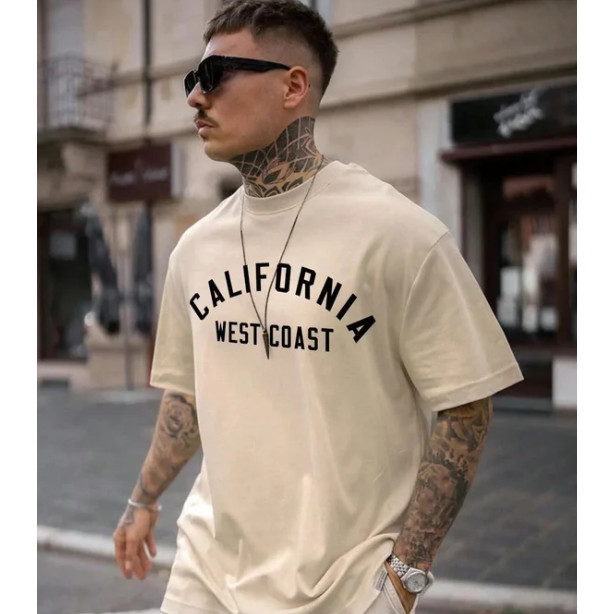 Camiseta Oversized Streetwear Unissex California