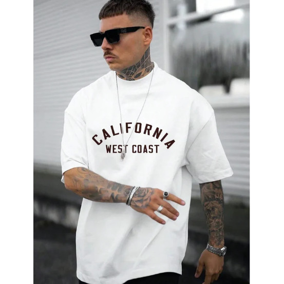 Camiseta Oversized Streetwear Unissex California