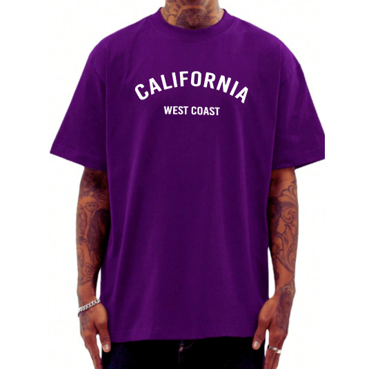 Camiseta Oversized Streetwear Unissex California