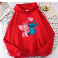 Blusa De Moletom Feminino Casaco de Frio Lilo Stitch